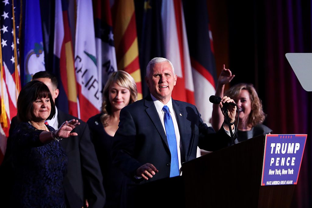 Vice President-elect Mike Pence and his family